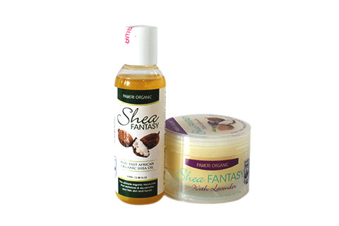 Shea Fantasy Oil 100ml+ Shea Butter Lavender 120g
