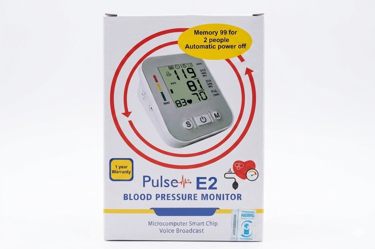 Pulse Blood Pressure Meter Upper Arm E2