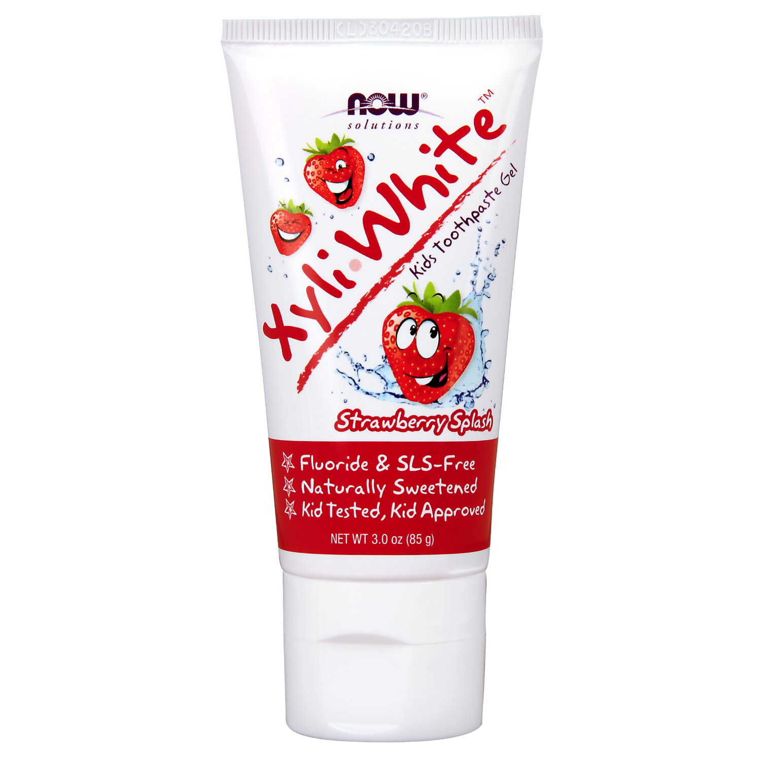 Now Xyliwhite Kids Toothpaste Gel Strawberry 85gm 